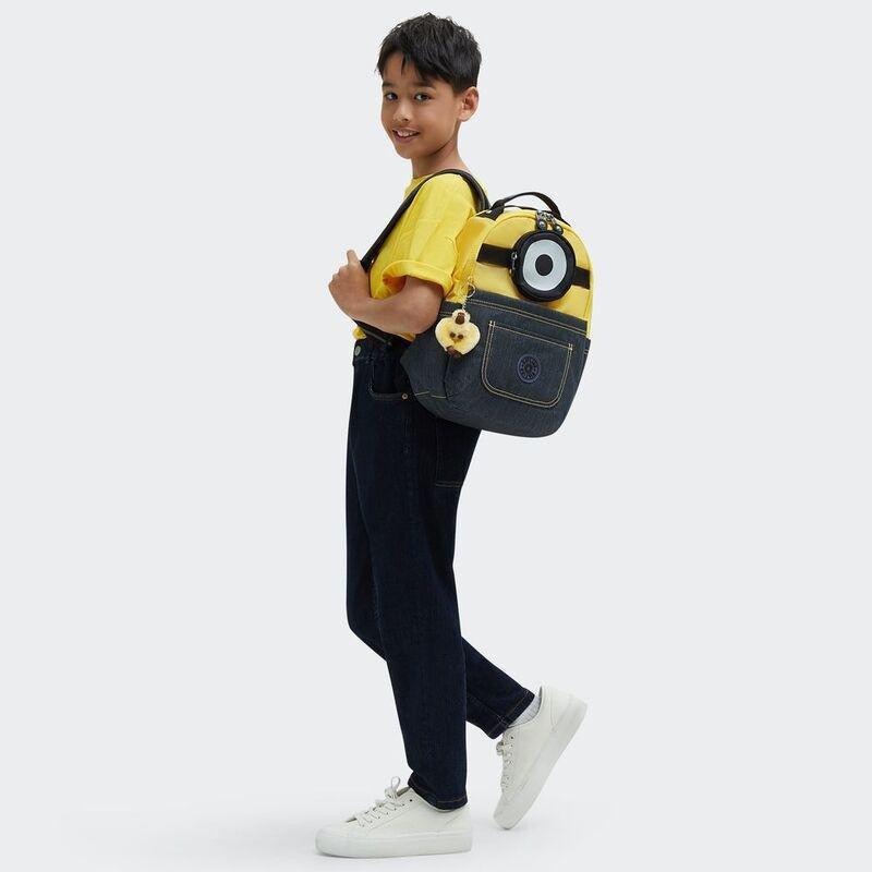Kipling Seoul S Backpack - Minion Jeans Bl - Small, , large image number 7