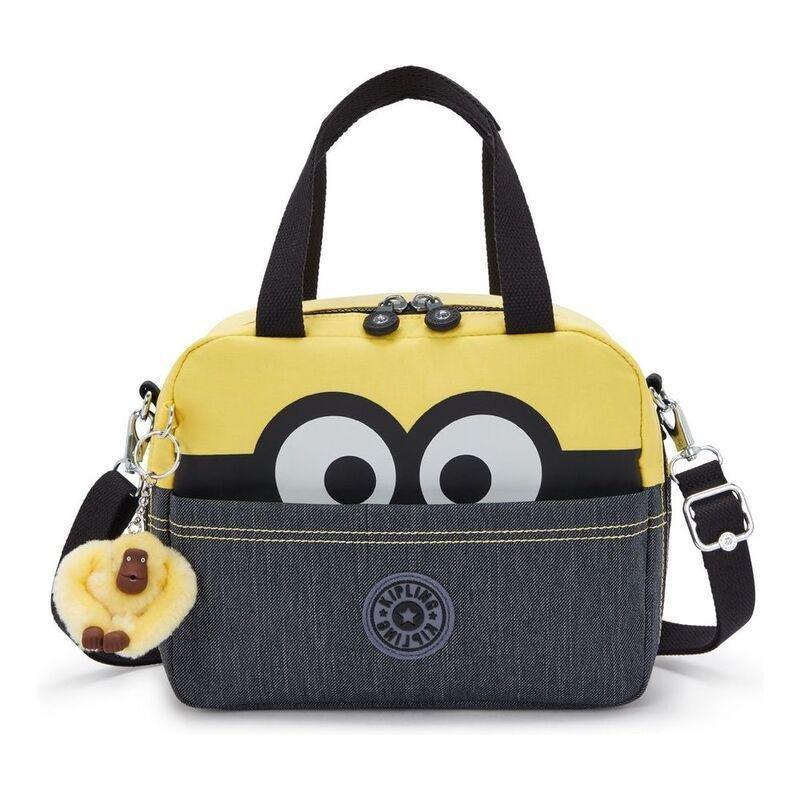 Kipling Miyo Lunch Bag - Minion Jeans Bl - Large, , large image number 0