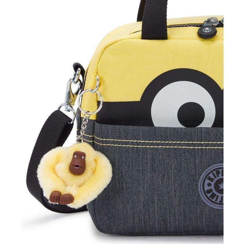 Kipling Miyo Lunch Bag - Minion Jeans Bl - Large, , large image number 4