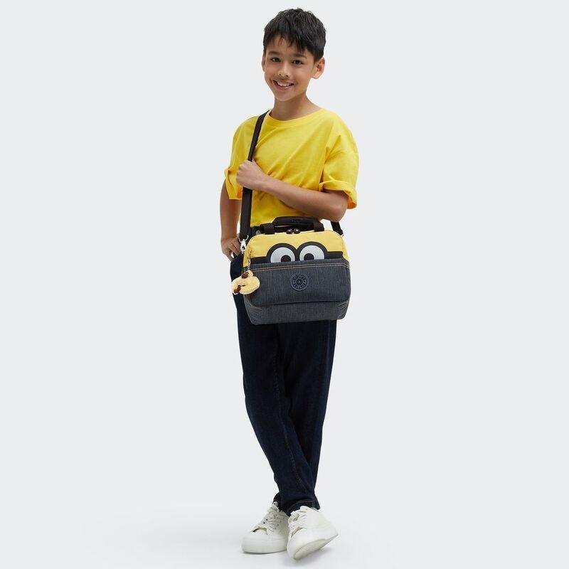 Kipling Miyo Lunch Bag - Minion Jeans Bl - Large, , large image number 5