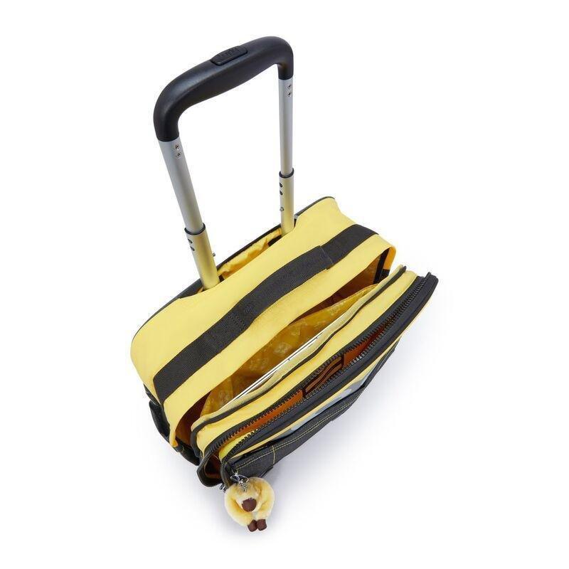 Kipling New Storia Wheeled School Bag - Minion Jeans Bl - Large, , large image number 2