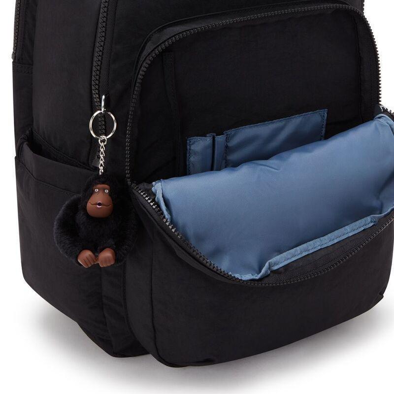 Kipling Seoul College Backpack - True Black - Large, , large image number 3