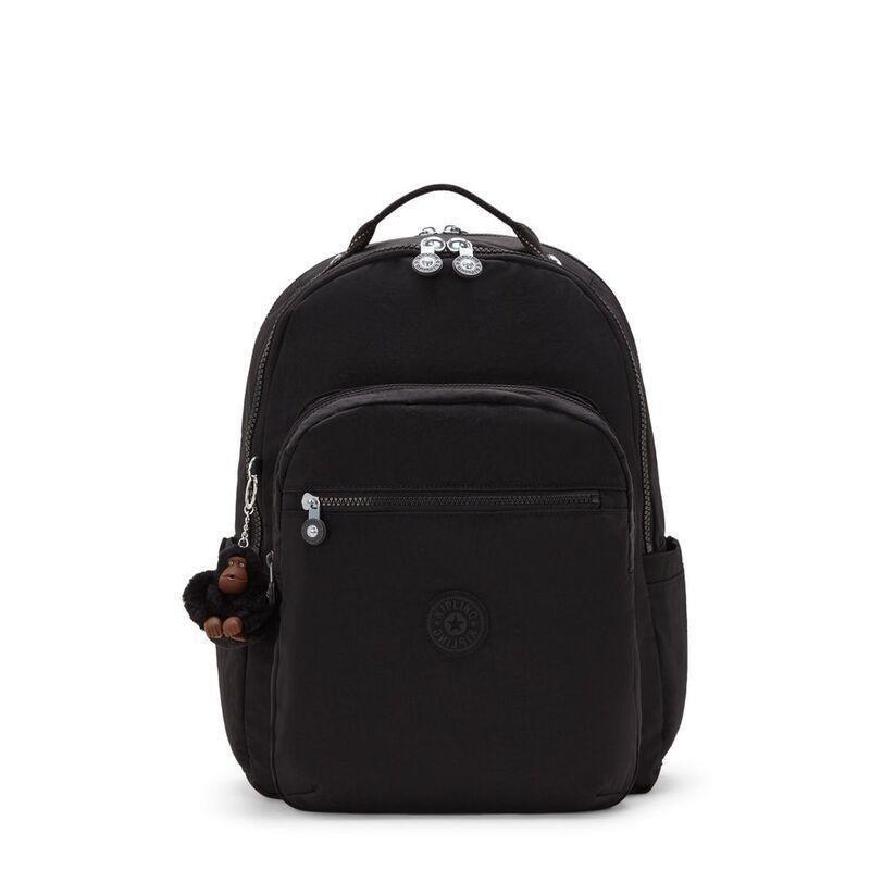 Kipling Seoul Lap Backpack - True Black - Large, , large image number 0