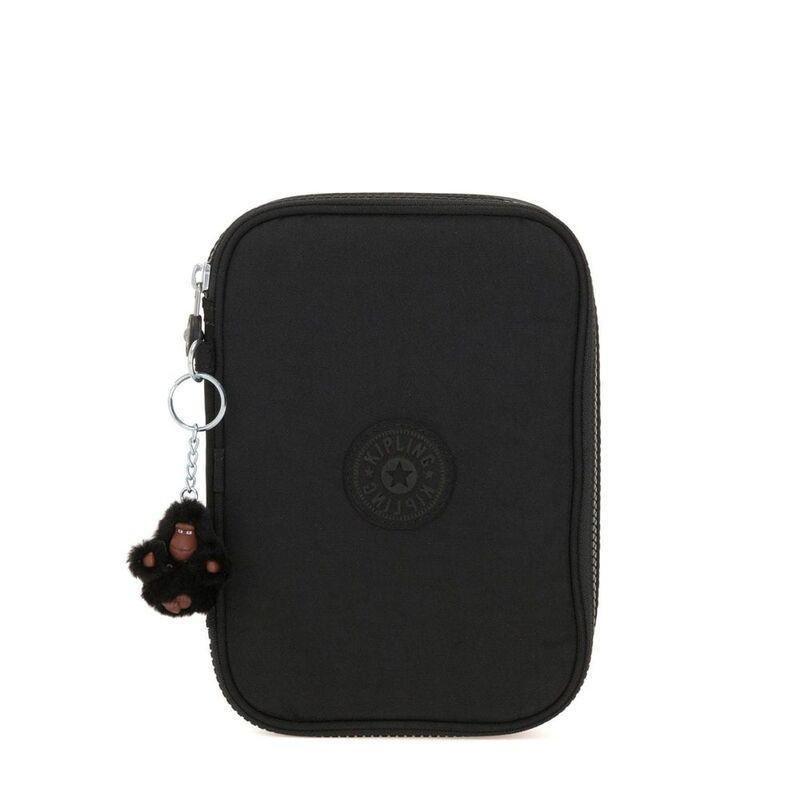 Kipling 100 Pens Pencil Case - True Black - Large, , medium