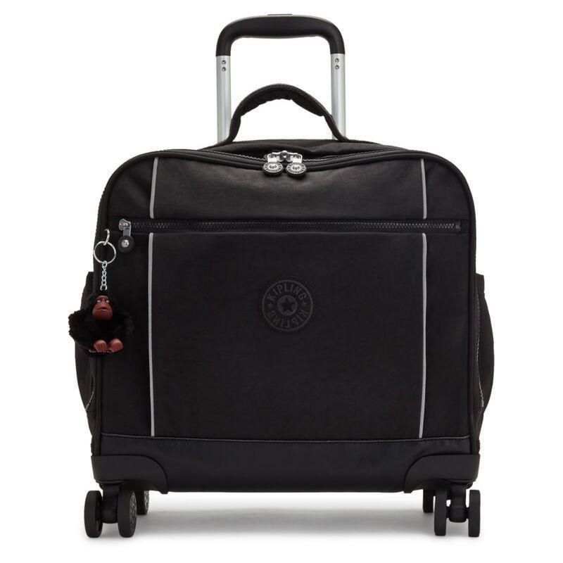 Kipling New Storia Wheeled School Bag - True Black - Large, , medium