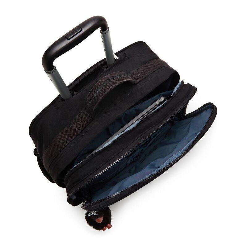 Kipling New Storia Wheeled School Bag - True Black - Large, , large image number 2