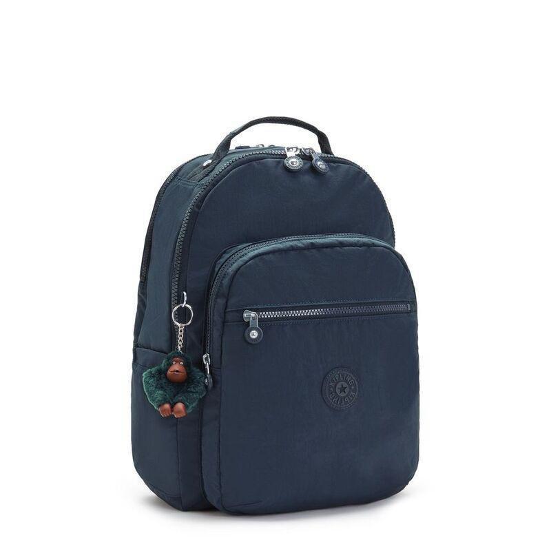 Kipling Seoul Lap Backpack - True Blue Tonal - Large, , large image number 3