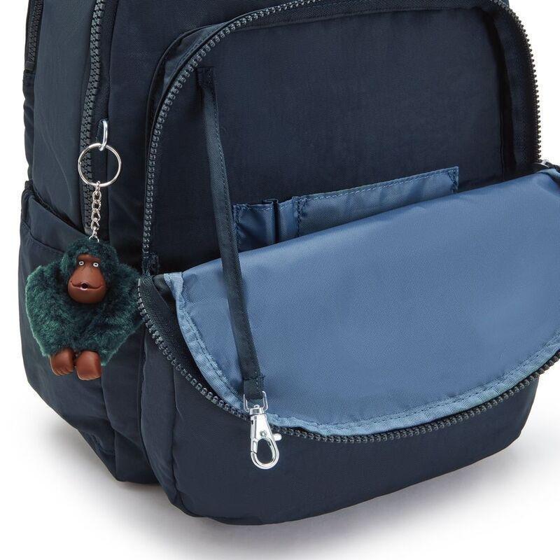 Kipling Seoul Lap Backpack - True Blue Tonal - Large, , large image number 4