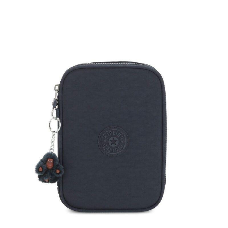 Kipling 100 Pens Pencil Case - True Blue Tonal - Large, , large image number 0