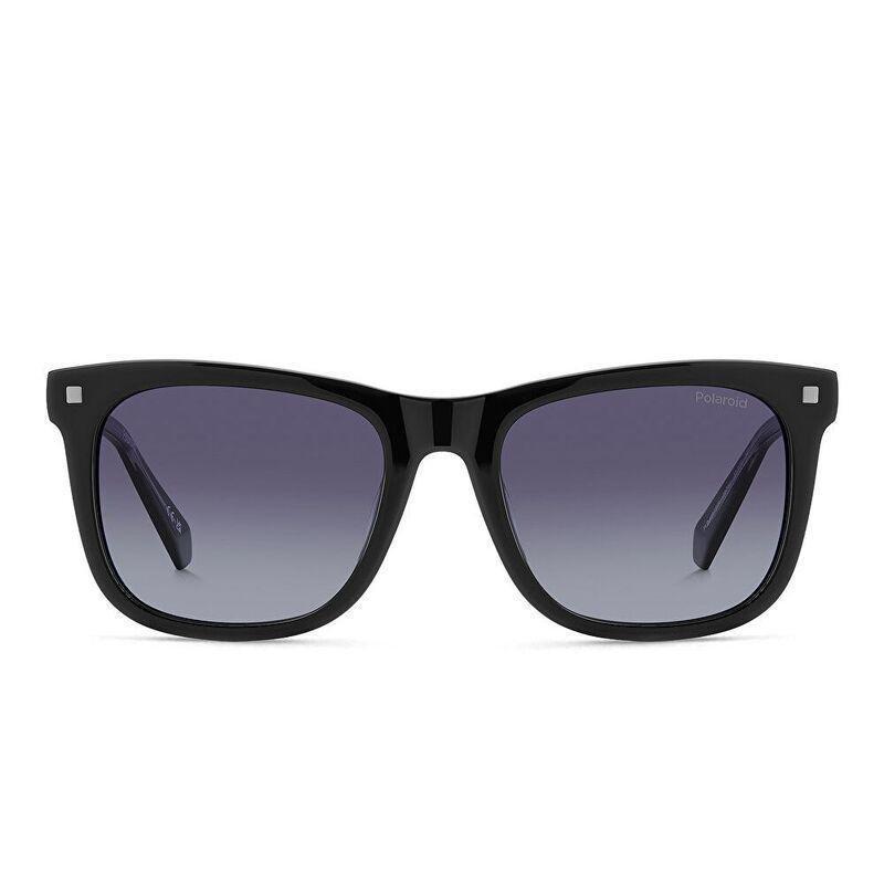 Polaroid Logo Unisex Square Sunglasses - Black / Grey (191582001), , large image number 0