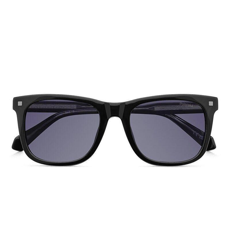 Polaroid Logo Unisex Square Sunglasses - Black / Grey (191582001), , large image number 1
