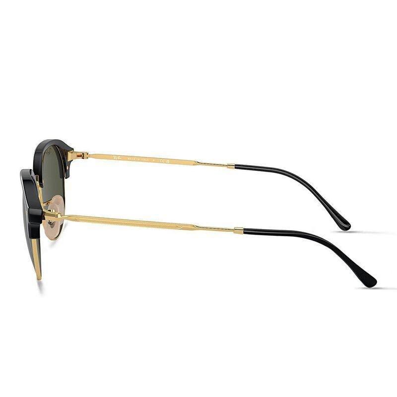 Ray-Ban Unisex Irregular Sunglasses - Black / Green (189858001), , large image number 1