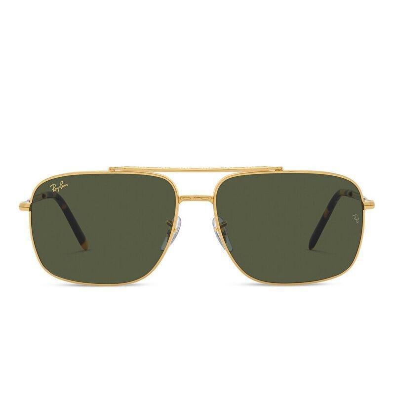 Ray-Ban Unisex Square Sunglasses - Gold / Green (185831005), , large image number 0