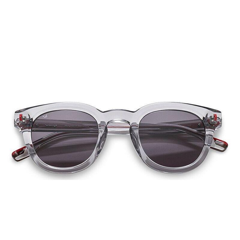 Woodys Nicola Round Sunglasses - Clear / Black (191976001), , large image number 0