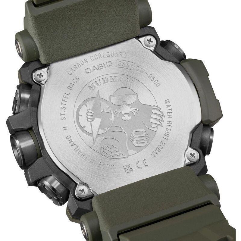 Casio G-Shock GW-9500-3DR Master Of G - Land Mudman Men's Watch - Green/Green, , large image number 2