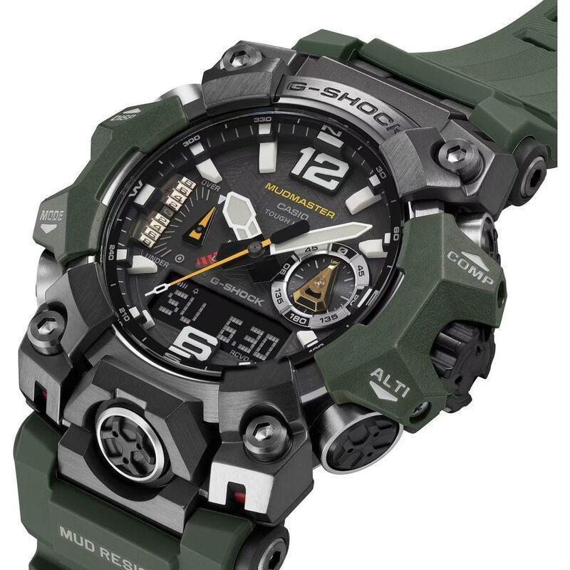 Casio GWG-B1000-3ADR G-Shock Master Of G Land Mudmaster Men's Watch - Green/Green, , large image number 2