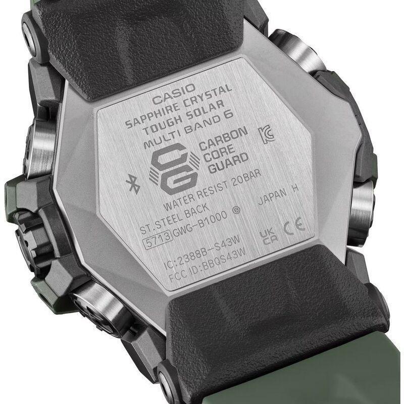 Casio GWG-B1000-3ADR G-Shock Master Of G Land Mudmaster Men's Watch - Green/Green, , large image number 4