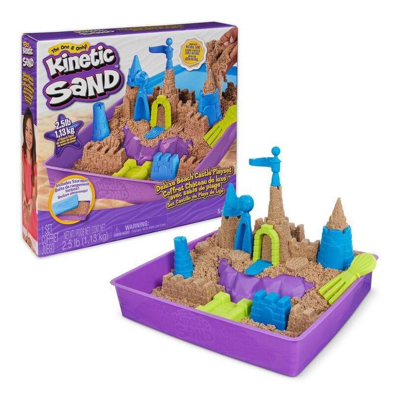 Kinetic Sand Beach Castle Playset Deluxe 25lbs, , medium