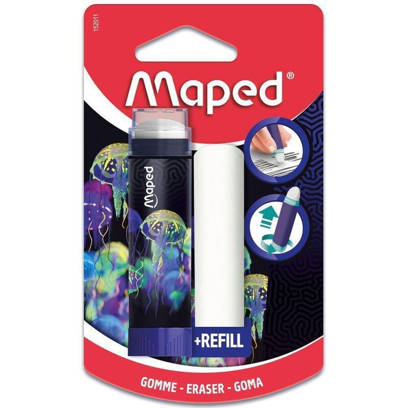 Maped Eraser Stick Deepsea Paradise Bls=1Pc+Refill, , medium
