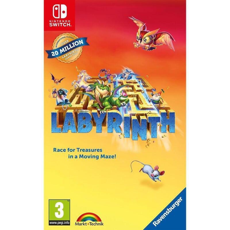 Nintendo Switch OLED White Console + Balan Wonderworld + Crayola Scoot + Ravensburger: Labyrinth (Bundle), , large image number 3
