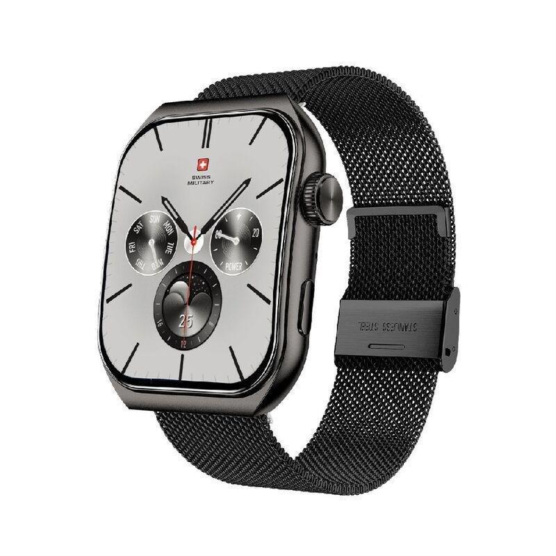 Swiss Military Alps 3 Smartwatch with Gun Metal Steel Strap, , large image number 0