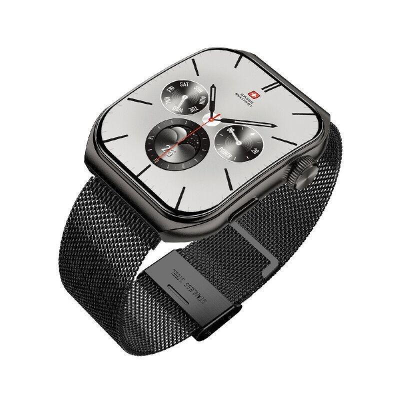 Swiss Military Alps 3 Smartwatch with Gun Metal Steel Strap, , large image number 3