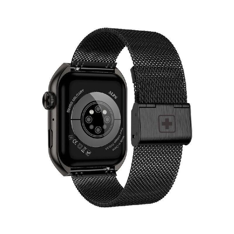 Swiss Military Alps 3 Smartwatch with Gun Metal Steel Strap, , large image number 4