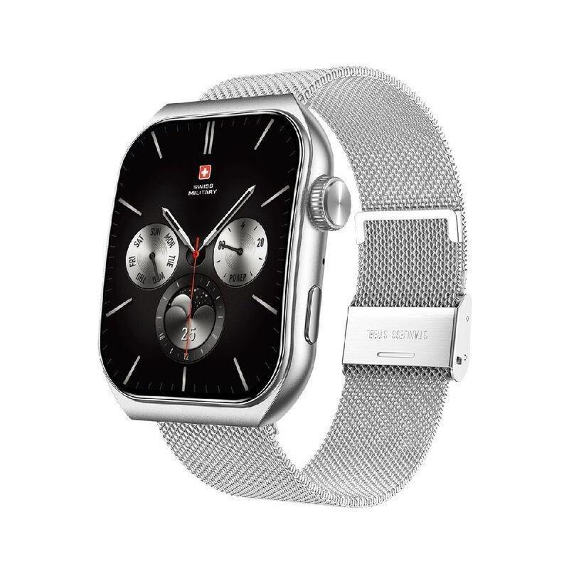 Swiss Military Alps 3 Smartwatch with Steel Silver Strap, , large image number 0