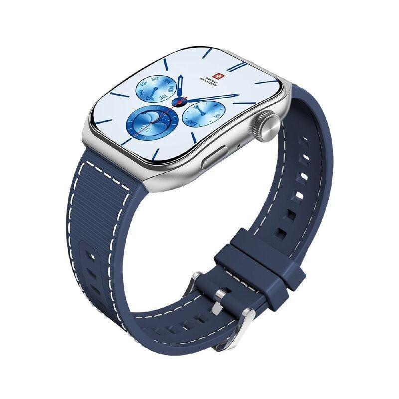 Swiss Military Alps 3 Smartwatch with Blue Silicon Strap, , large image number 2