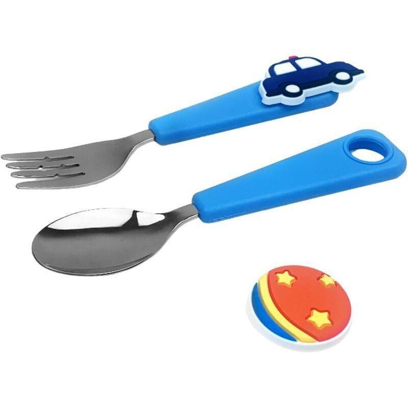 Flex & Lock Flexwarez 5 Kids Cutlery Charms Set - Toy World (Set of 2), , large image number 1
