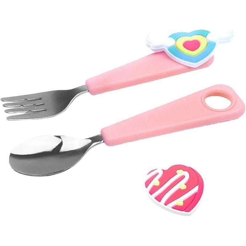 Flex & Lock Flexwarez 5 Kids Cutlery Charms Set - Unicorn (Set of 2), , large image number 1