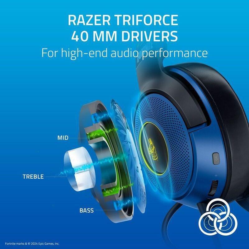 Razer Kraken V3 X Wired USB Gaming Headset (Fortnite Special Edition), , large image number 4