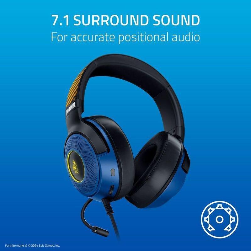 Razer Kraken V3 X Wired USB Gaming Headset (Fortnite Special Edition), , large image number 7
