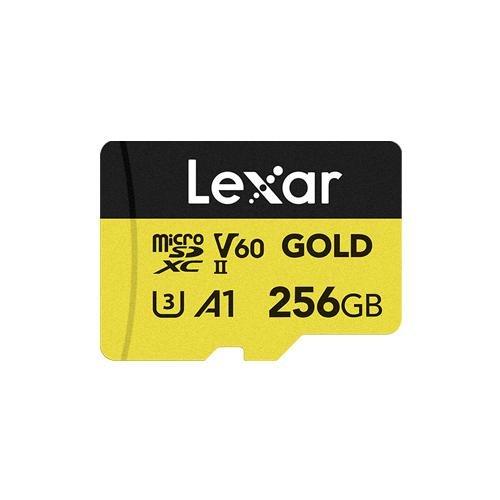 Lexar 256GB Lexar Gold MicroSDXC UHS-II Cards/ Up To 280MB/S Read And 180MB/S Write C10 A1 V60 U3/Full-HD & 4K Video, , large image number 0