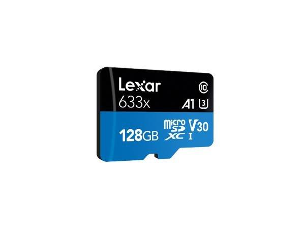 Lexar 128GB Lexar High-Performance 633X MicroSDXC UHS-I With SD Adapter/ Up To 100MB/S Read 45MB/S Write C10 A1 V30 U3, , large image number 1