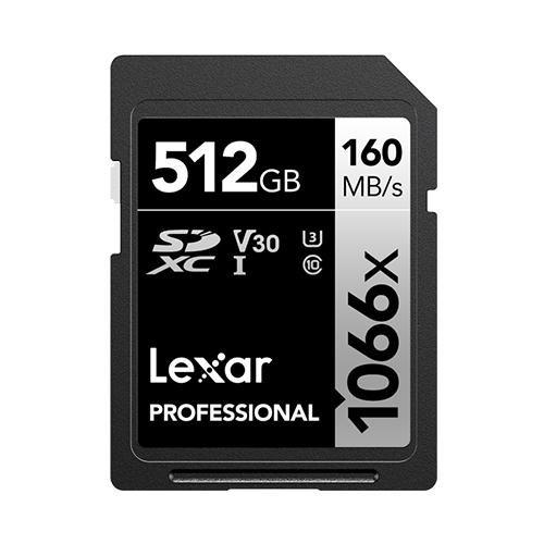 Lexar 512GB Lexar Professional 1066X SDXC UHS-I Cards/ Up To 160MB/S Read 120MB/S Write C10 V30 U3, , large image number 0