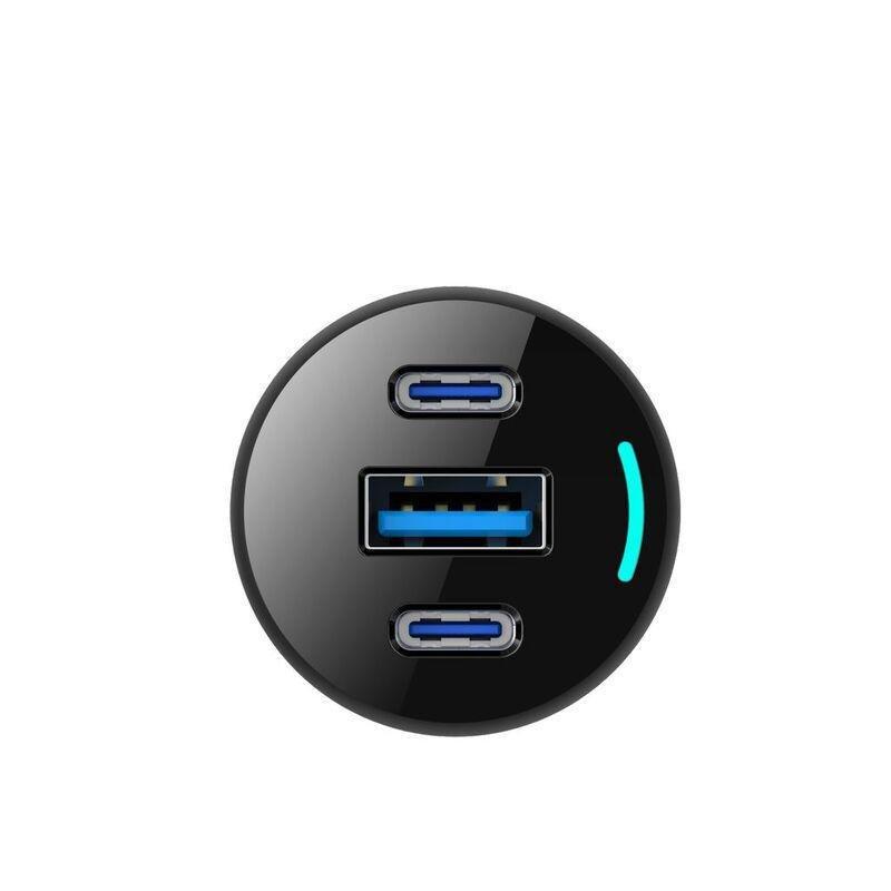 Powerology Triple Ports Car Charger Power Dash 3.0, , large image number 1