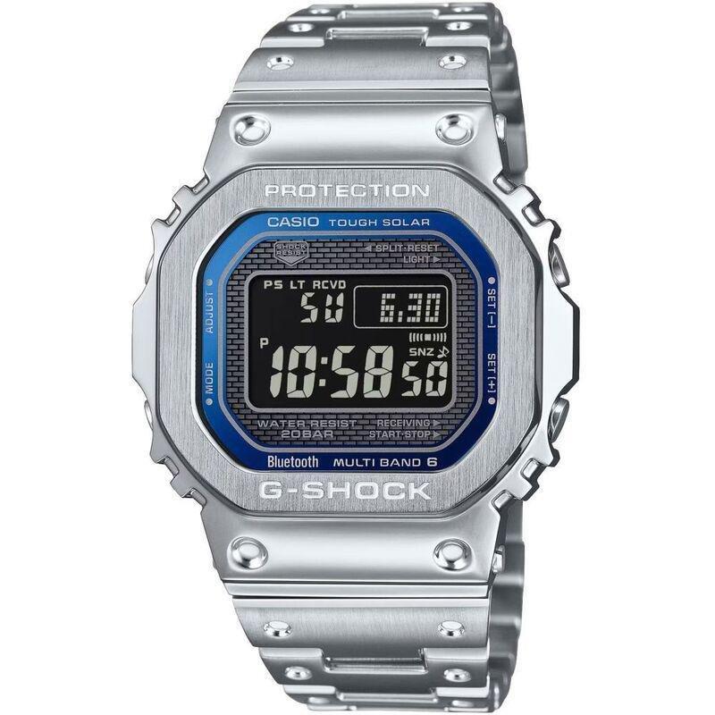 Casio GMW-B5000D-2DR G-Shock Metal Men's Watch - Silver/Silver, , medium