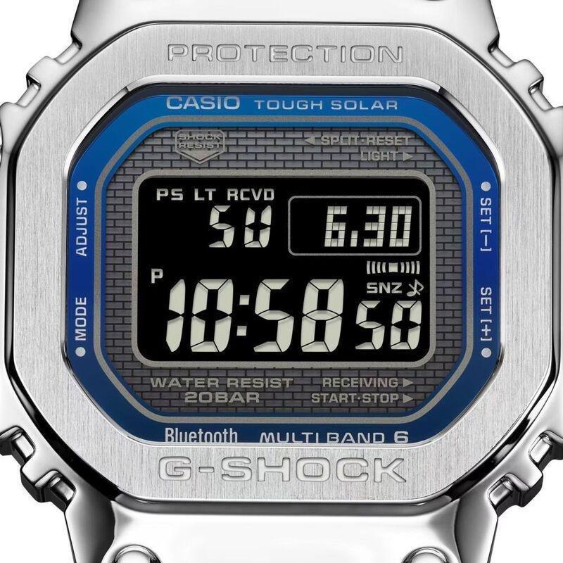 Casio GMW-B5000D-2DR G-Shock Metal Men's Watch - Silver/Silver, , large image number 1