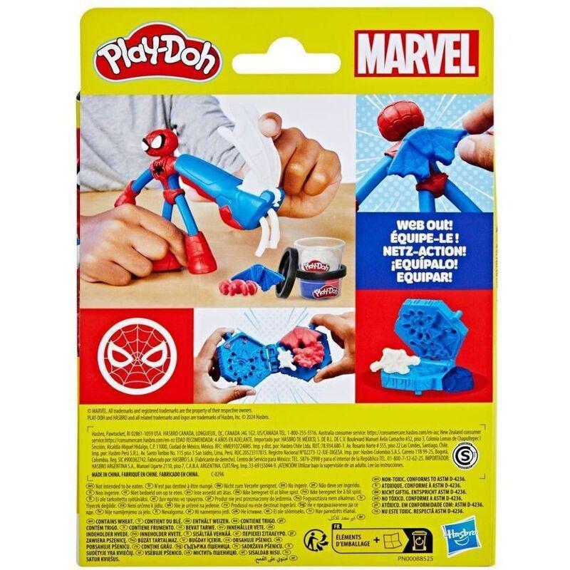 Play-Doh Marvel Spiderman Thwip Squisher Set With Bendy Action Figure, , large image number 1