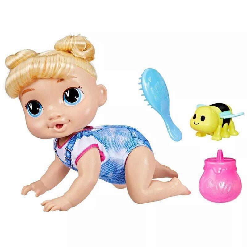 Baby Alive Crawl 'N Play Harper Hugs Electronic Crawling Baby Doll Set, , large image number 3