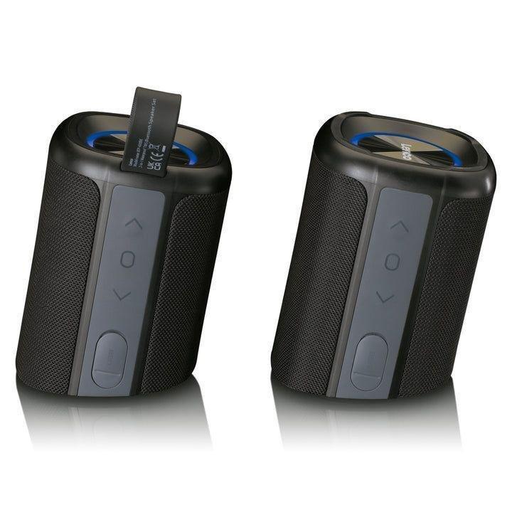 Lenco BTP-400BK 2-in-1 Waterproof IPX7 True Wireless Bluetooth Speaker, , large image number 2