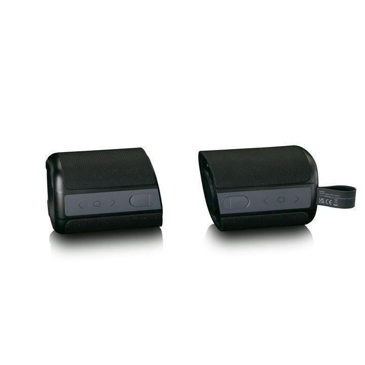 Lenco BTP-400BK 2-in-1 Waterproof IPX7 True Wireless Bluetooth Speaker, , large image number 8