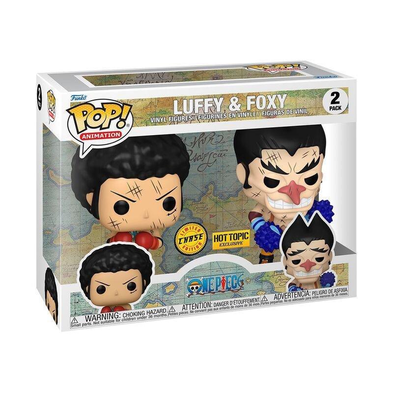 Funko Pop! Animation One Piece Luffy & Foxy Pack of 2 with Chase Vinyl Figure (with Chase*), , large image number 3