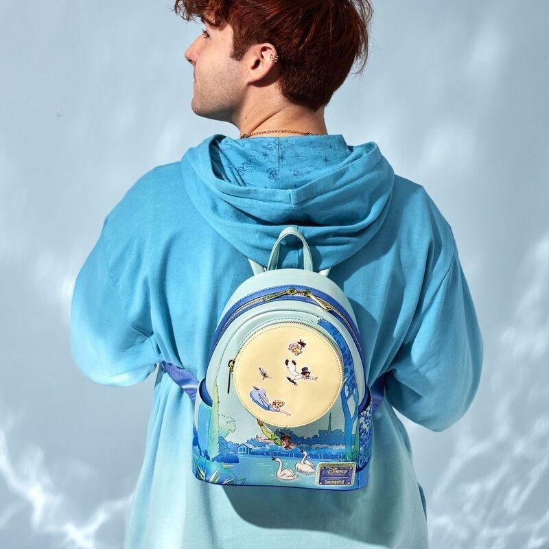 Loungefly Leather Disney Peter Pan You Can Fly Glow Mini Backpack, , large image number 1