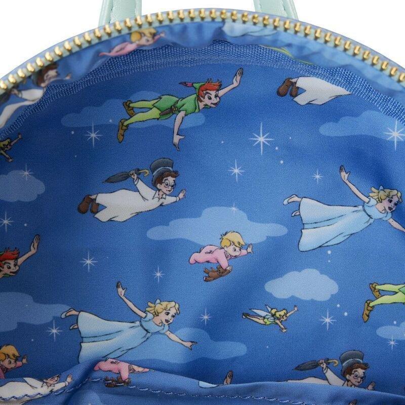 Loungefly Leather Disney Peter Pan You Can Fly Glow Mini Backpack, , large image number 7