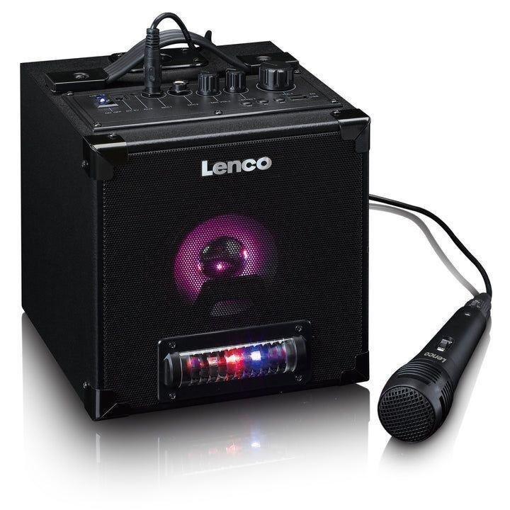 Lenco BTC-070BK Bluetooth 5.0 PA Karaoke Speaker with Mic, USB and LED Light Animation, , large image number 2