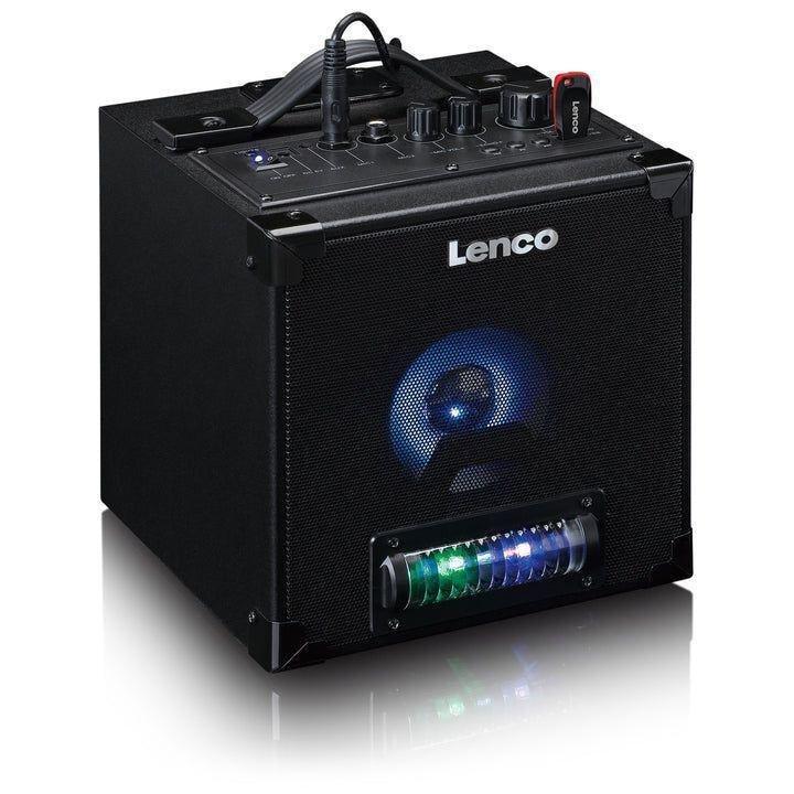 Lenco BTC-070BK Bluetooth 5.0 PA Karaoke Speaker with Mic, USB and LED Light Animation, , large image number 3