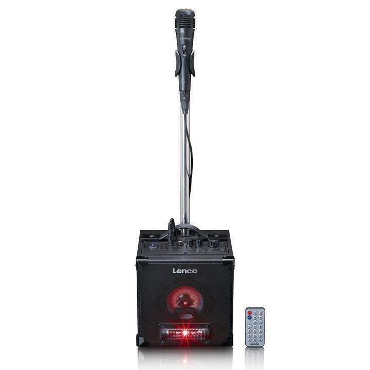 Lenco BTC-070BK Bluetooth 5.0 PA Karaoke Speaker with Mic, USB and LED Light Animation, , large image number 7