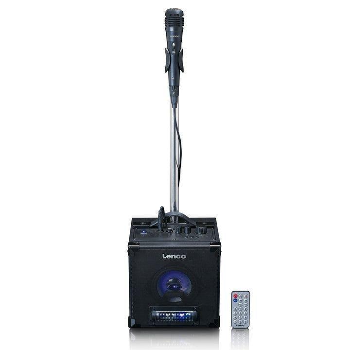 Lenco BTC-070BK Bluetooth 5.0 PA Karaoke Speaker with Mic, USB and LED Light Animation, , large image number 8